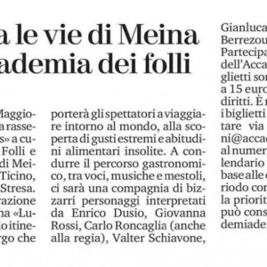 LUPUS IN TABULA. LA STAMPA NOVARA 2020